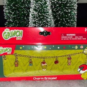 The Grinch Charm Bracelet for Kids - Gold